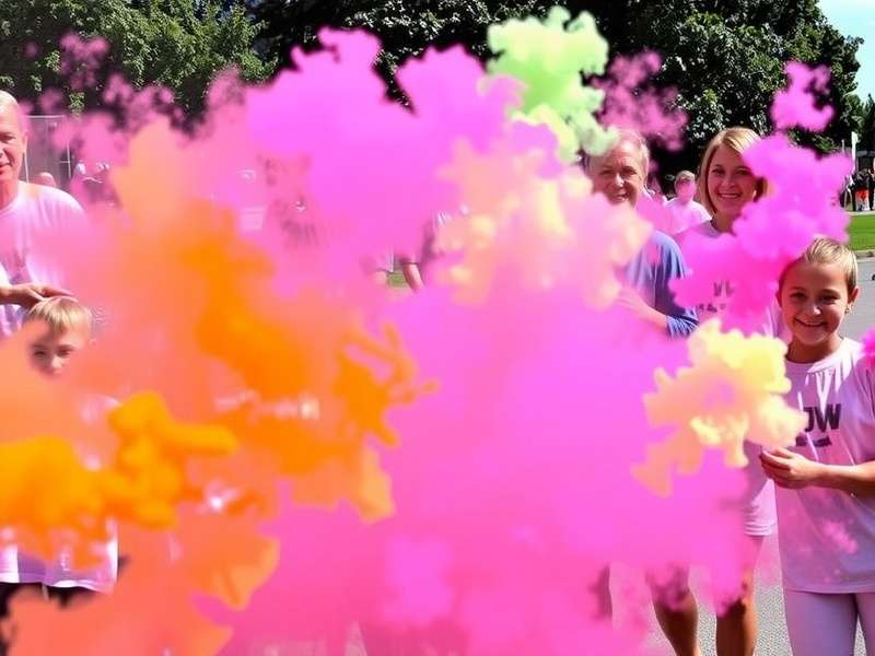 Social aspects of Rainbow Run Holi Rainbow Run Holi Community Features